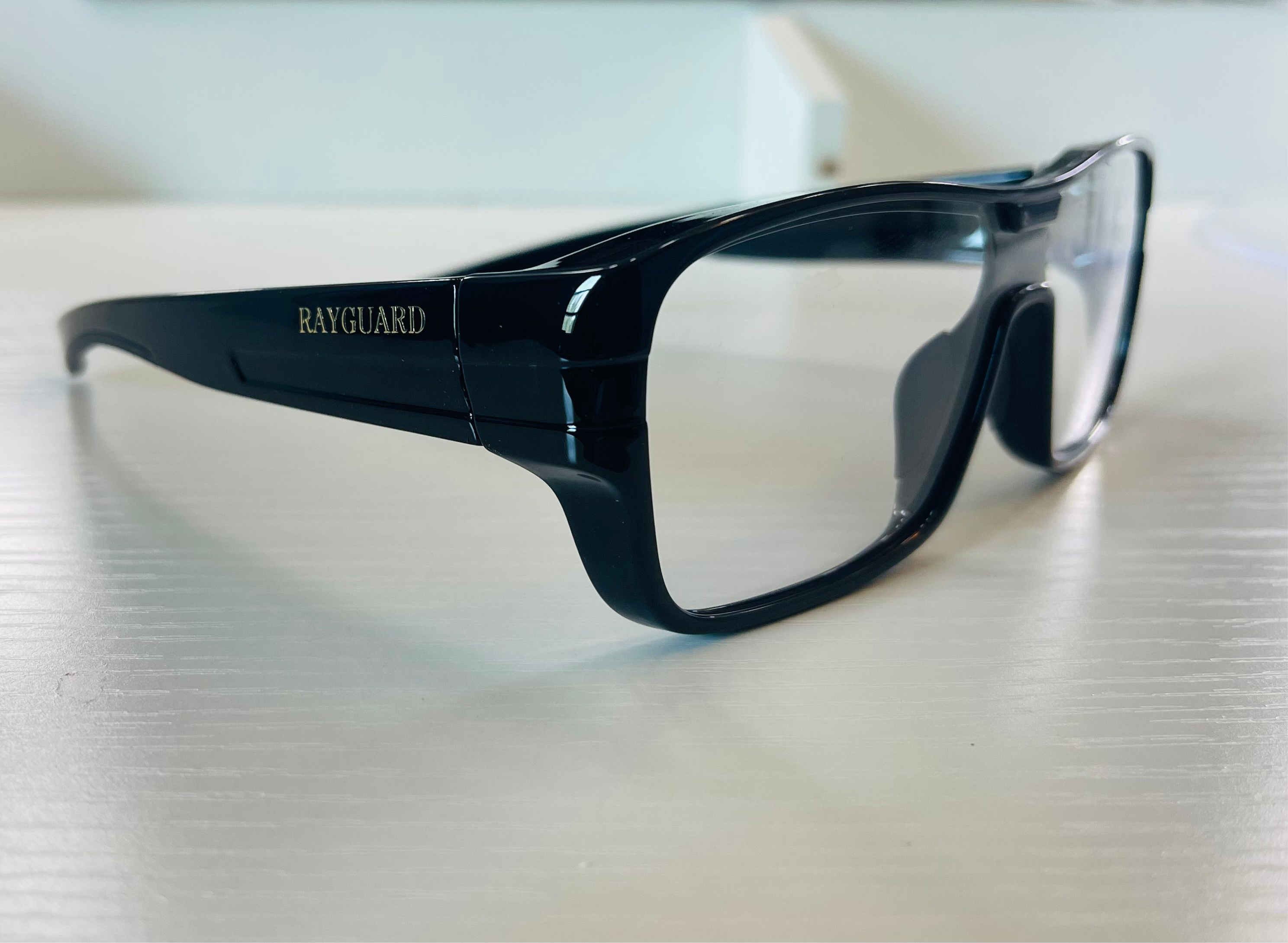RayGuard BlackFrame™ Photochromic Safety Glasses