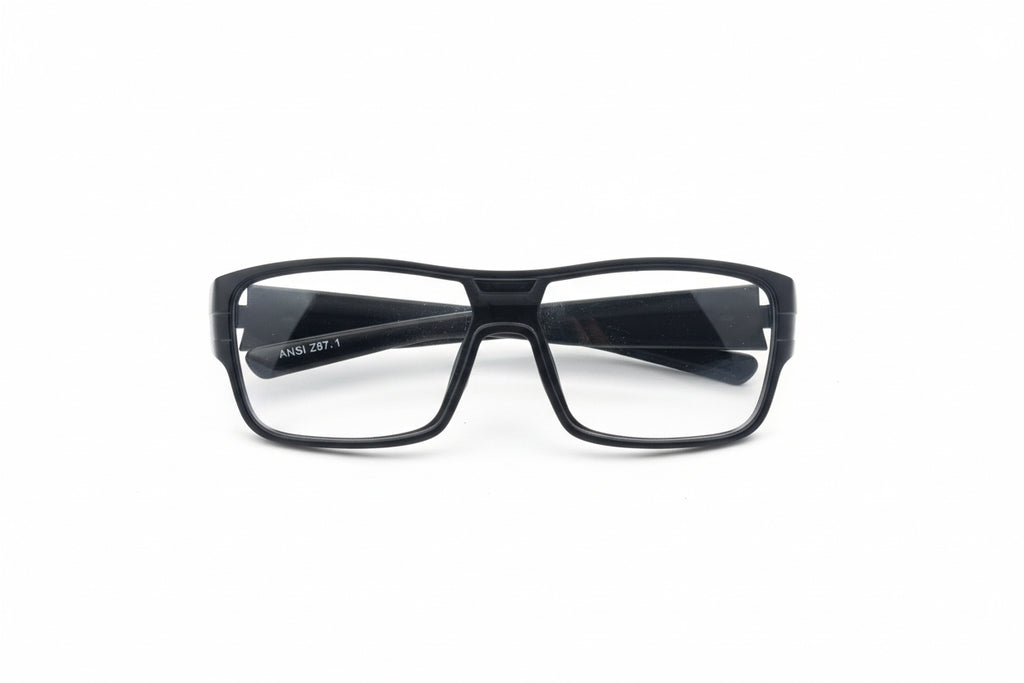 RayGuard BlackFrame™ Photochromic Safety Glasses