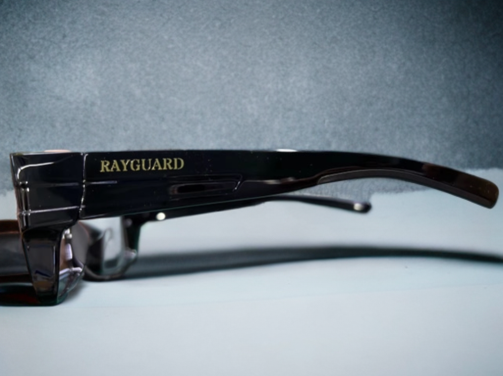 RayGuard BlackFrame™ Photochromic Safety Glasses
