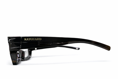 RayGuard BlackFrame™ Photochromic Safety Glasses